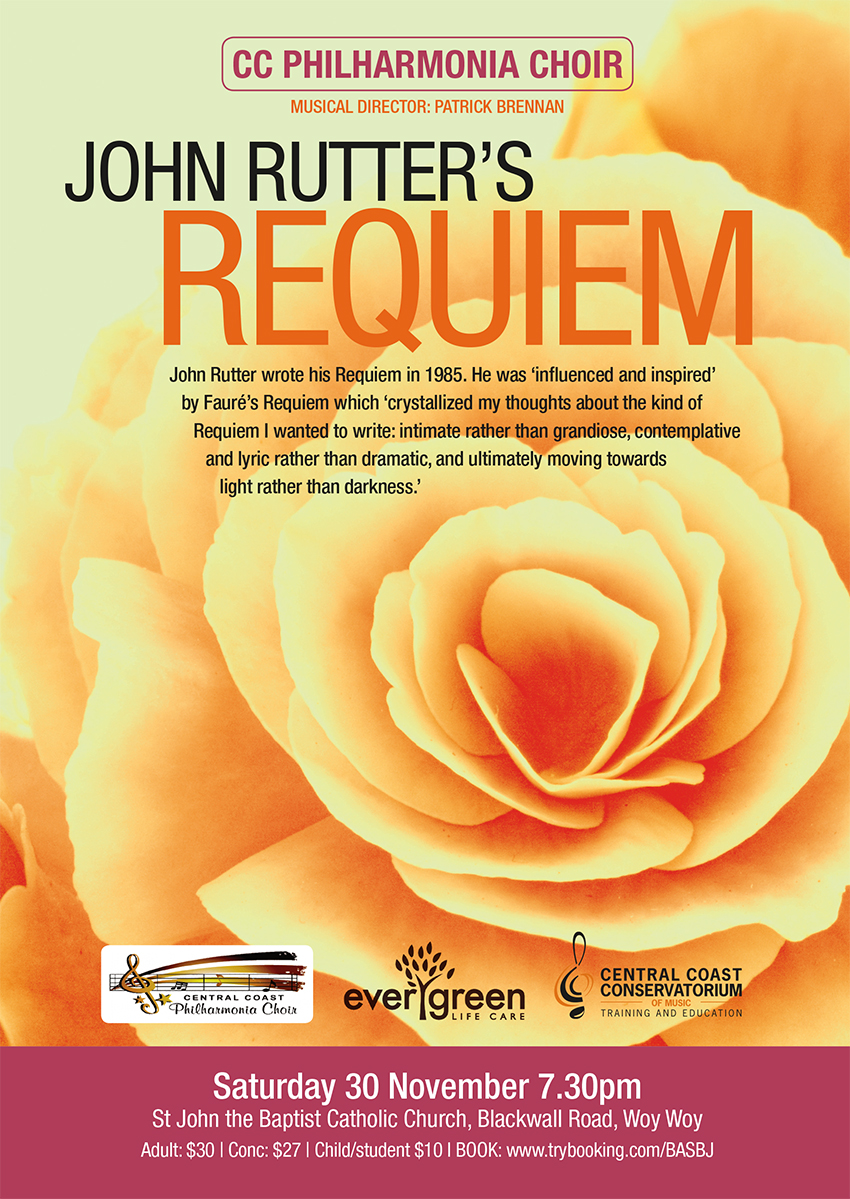 Rutter's Requiem Poster